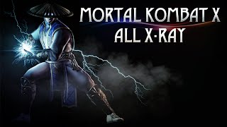 Mortal Kombat X All XRAY [upl. by Alejna606]