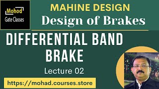 Design of Brakes Differential band brake [upl. by Moulden]