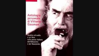 Vittorio Gassman legge quotLassoltoquot di Aldo Palazzeschi [upl. by Hollingsworth]