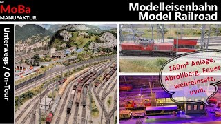 Modelleisenbahn H0  MEGA Highlights auf der Anlage des ESV Knittelfeld Abrollberg Feuerwehreinsatz [upl. by Notserk]