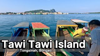 Bongao TAWITAWI walking tour episodes featuring adjacent Island  Brgy Tongsinah [upl. by Eecyac]