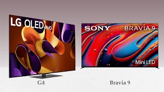 LG OLED G4 vs bravia 9  Premium And Flagship [upl. by Nottage286]