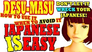 Lesson 17 How desumasu RUINS your Japanese  How to use it correctly Plus the volitional [upl. by Berthe608]