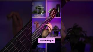 A beautiful chord progression in neobaroque style guitarchords [upl. by Oremo]