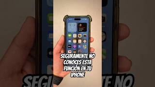 SEGURAMENTE NO CONOCES ESTA FUNCIÓN EN TU IPHONE  Shorts [upl. by Bashemath]