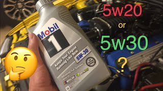 5w20 or 5w30 Which do I run and why Is 5w20 a hoax for fuel milage [upl. by Schlenger]