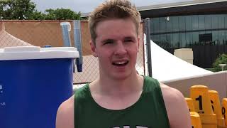 Gatlin Bair Runs Fastest High School 100m at Texas Relays  Interview [upl. by Amihsat712]