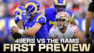 49ersRams FIRST PREVIEW 1 Brock Purdy vs 2 Matthew Stafford [upl. by Innes584]