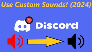 How to use Custom Discord Notification Sounds 2024 [upl. by Ahsilam]