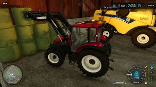 FS22  GRASSLANDS 22 20  LOADER WORK  BALES PART 1 [upl. by Pammy967]