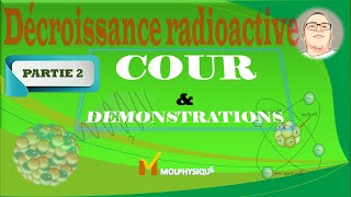 cour 2 décroissance radioactive décroissace radioactive coursnucleairephysique [upl. by Haynes]