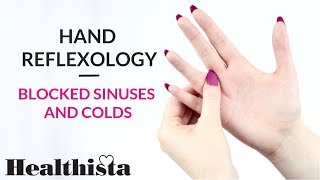 Hand reflexology for blocked sinuses and colds [upl. by Ashli]