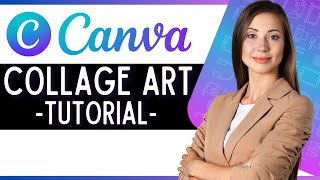 How to Make Collage Art in Canva Quick Canva Tutorial [upl. by Ban]