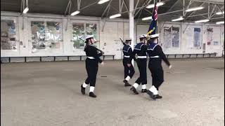 Torpoint Sea Cadets Colour Party Drill Display  Cornwall District Drill Competition 2022 [upl. by Saffier98]