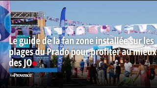 On vous explique comment profiter de la fan zone quotClub 2024quot installée sur les plages du Prado [upl. by Wilonah485]