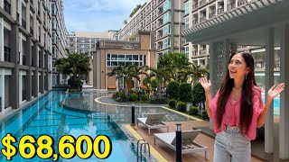 68600 24M THB Pattaya 2022 BrandNew Condo near Jomtien beach [upl. by Nedroj]