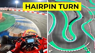 How to take a HAIRPIN turn in Karting tutorial [upl. by Goodrow306]