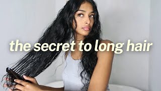 INDIAN HAIR GROWTH SECRETS  weekly routine rice water jelly for long healthy shiny hair FAST 🪴 [upl. by Holbrook830]