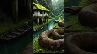 Python snake nature sound relaxing waterfall pythonsnake giantpython animals relax [upl. by Lanette695]