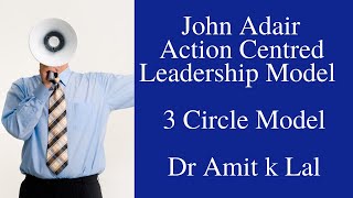 John Adair action Leadership Model  3 circle Model  5050 Rule [upl. by Forester]