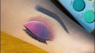 Festive Eyemakeup for Beginners eyemakeup makeuptutorial eyelook makeupartist youtubeshorts [upl. by Iror]