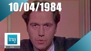 20h Antenne 2 du 10 avril 1984  Archive INA [upl. by Naharba]