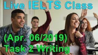 IELTS Live Class  Task 2 Writing  Example and Tips for Band 9 [upl. by Atirahs918]