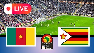 🔴 LIVE  CAMEROON VS ZIMBABWE  Africa Cup of Nations Qualifying 2024  eFootball PES 21 Gameplay [upl. by Nospmas168]