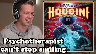 Psychotherapist REACTS to Eminem Houdini  I cant stop smiling [upl. by Leiva511]