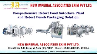 Automatic Autoclave Retort Sterilisation Plant  Ready to Eat Food Retort Machine  Retort Machine [upl. by Kippar]