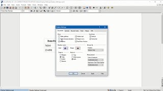 Changing Display Settings in WordPerfect [upl. by Collayer]