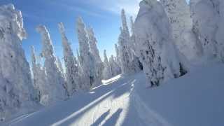 Valtavaara crosscountry skiing track Ruka Kuusamo Finland [upl. by Melinda]