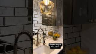 Antique mirror glass subway tiles christmas holiday homeimprovement interiordesign renovation [upl. by Wendi]