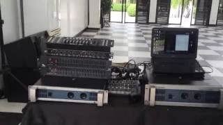 Tosunra p9500s amp p5000s testing at Amara Clubhouse Small Dream Sound System Cebu [upl. by Utter180]