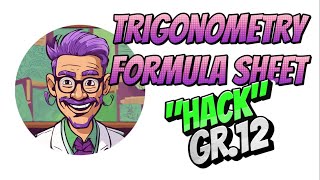 Trigonometry  Formula Sheet Tips Grade 12 Math Paper 2 [upl. by Ativel]