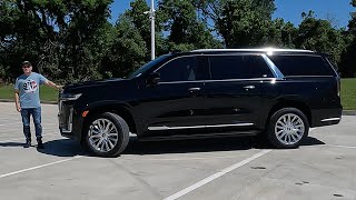 2024 Cadillac Escalade ESV  Is It The BEST FullSize Luxury SUV [upl. by Burnsed]