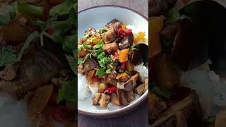 Eggplant stir fry shorts stirfry food foodie eggplant [upl. by Brass]