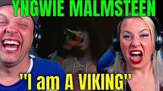 FIRST TIME reaction to YNGWIE MALMSTEEN quotI am A VIKINGquot adagio  THE WOLF HUNTERZ REACTIONS [upl. by Mairhpe869]