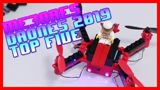 👍👍TOP 5 DRONES ECONÓMICOS📷HD4K  2019  Mejores Drones🧐 [upl. by Hauser]