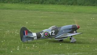 15 Hawker Tempest RC Warbird selfmade [upl. by Tomasina]