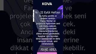 Kova Burcu Haftalık Kısa Yorum tarot astroloji burçlar [upl. by Coster639]