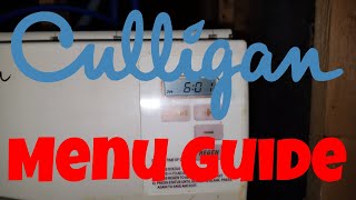 Culligan Water Softener Howto check and change settings [upl. by Eagle]