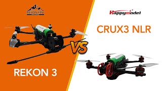 The FPV Nano Long Range Fight  HGLRC Rekon 3 vs Happymodel Crux 3 NLR [upl. by Annaoy372]