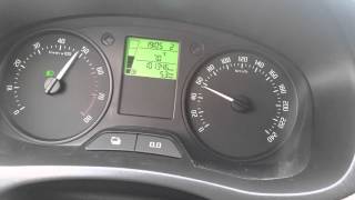 Skoda Roomster  12 HTP 51kW  acceleration [upl. by Swarts]