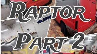 Ford Transit 2012 Camper Van Full Respray Using Raptor Tintable Grey Paint Mix and Spray Part 2 [upl. by Perdita846]