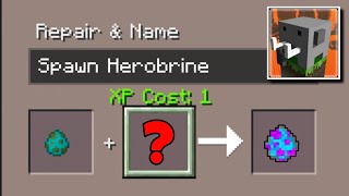 How to CRAFT a Herobrine Spawn Egg in Craftsman Building Craft [upl. by Eiramacissej]