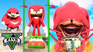 ATUALIZEI o KNUCKLES FEIO até o SHIN KNUCKLES TAPES no GTA 5 [upl. by Novrej]