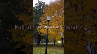 Fall at UMass Amherst [upl. by Hsirrap]