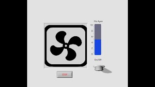 Labview Fan Kontrolü [upl. by Emilee]