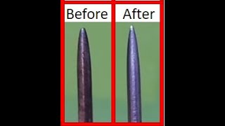 Dart Points Restoration  How To Sharpen Darts Properly [upl. by Holmann]